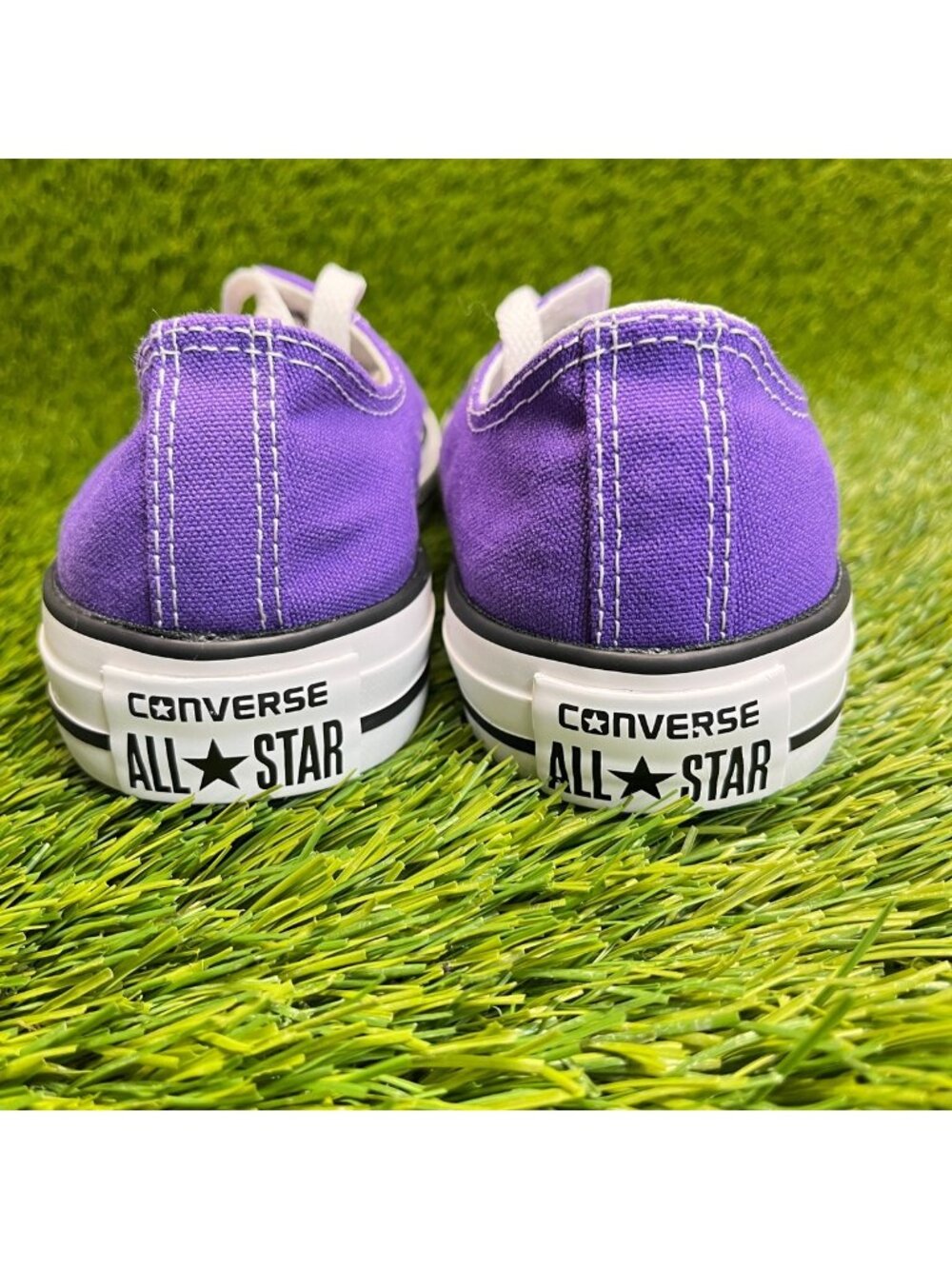 Converse Chuck Taylor All Star Low Womens Size 7 Purple Athletic Shoes Sneakers - Picture 5 of 9